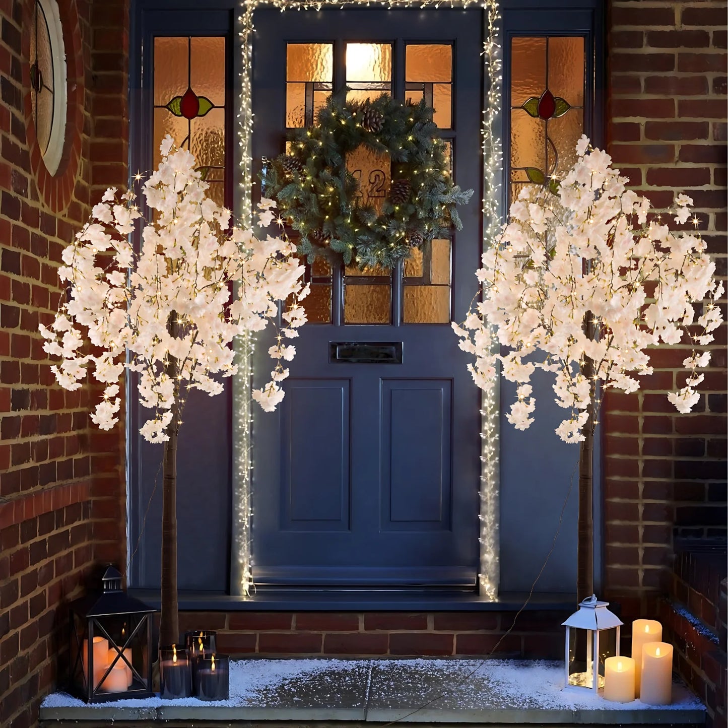 Cherry Blossom Tree Light, 6ft Lighted Trees for Decoration Inside,