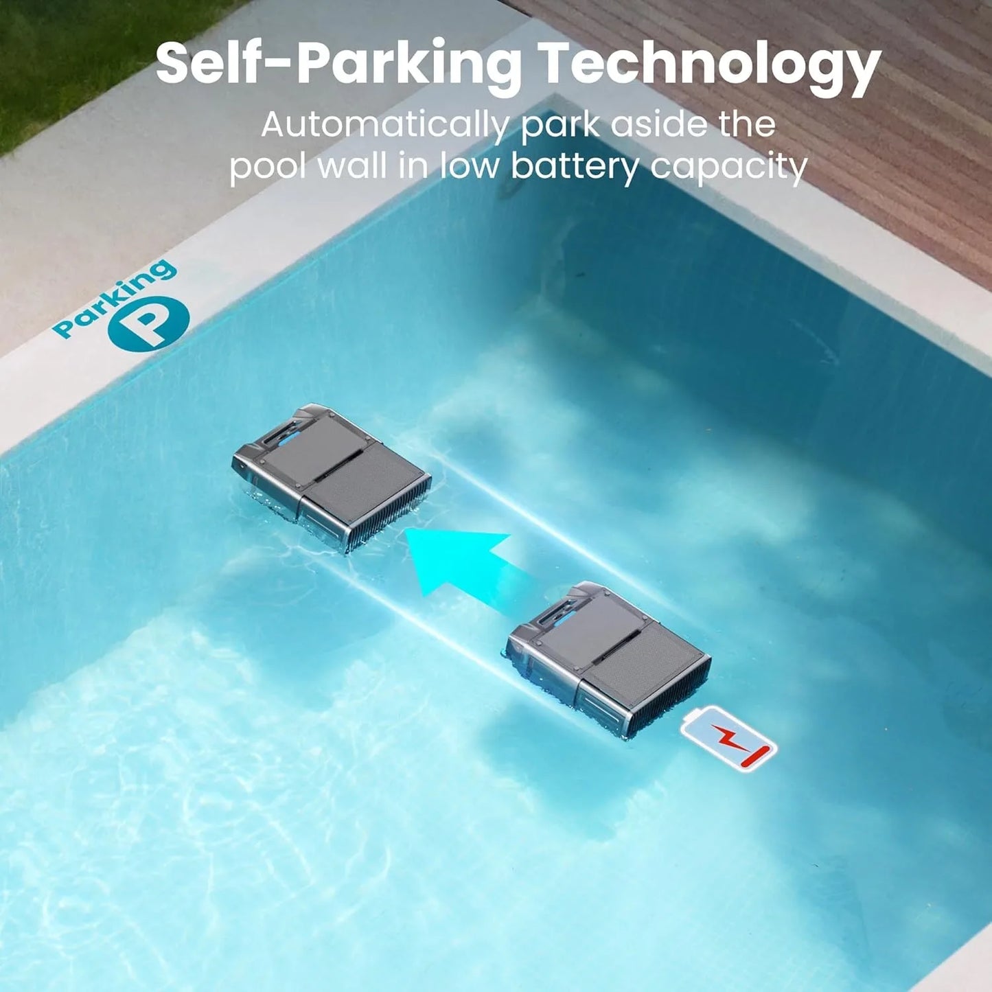2026 Upgraded Solar Pool Skimmer/Cleaner 24 Hours Robotic with Remote Control