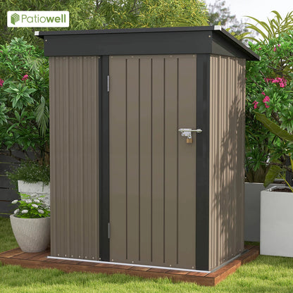 Patiowell 5x3 FT Outdoor Storage Shed, Tool Shed