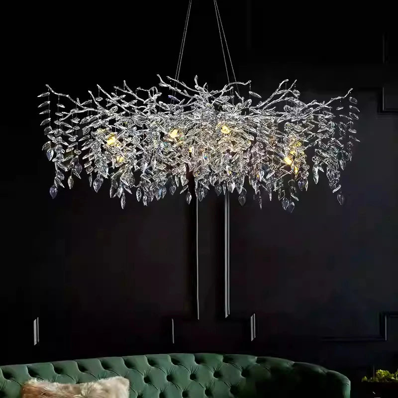 Modern Crystal Chandelier. Suitable For Dining Room, Living Room,