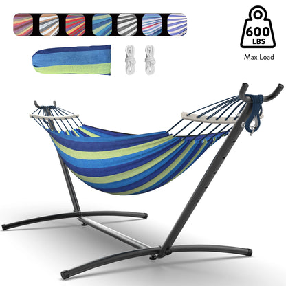 Hammock with Adjustable Stand- Hammock Bed w/Storage Bag,