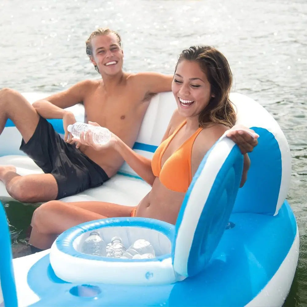 145 x 125 x 20 Inch Splash N Chill Inflatable Lake and Pool