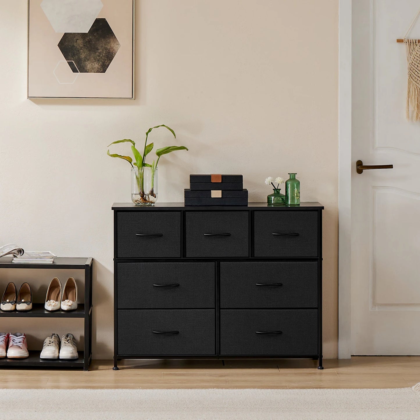 Desser For Bedroom With 7 Fabric Drawers Organizer Storage Closet