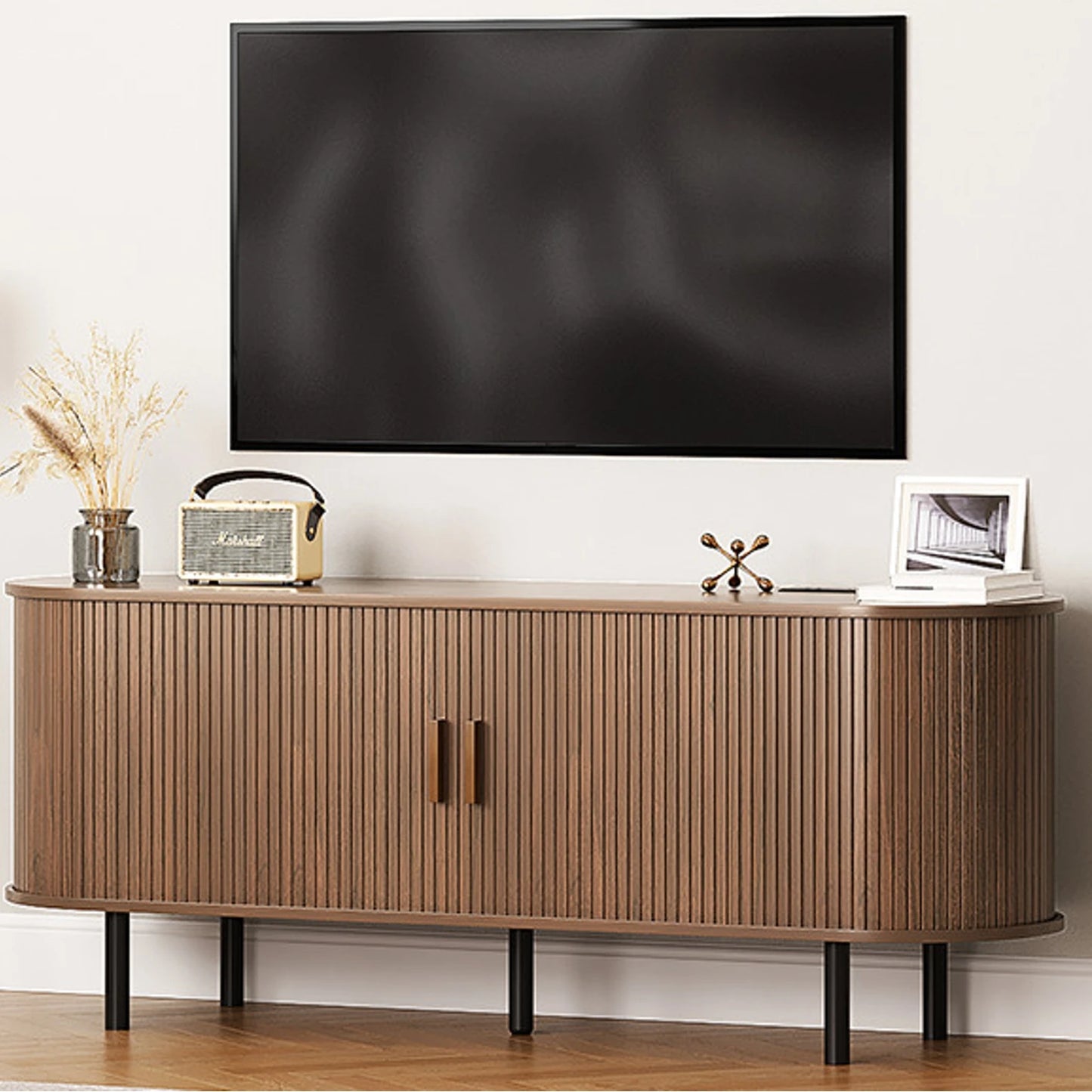 TV Stand Living Room Furniture with Power/Storage Outlet for TVs