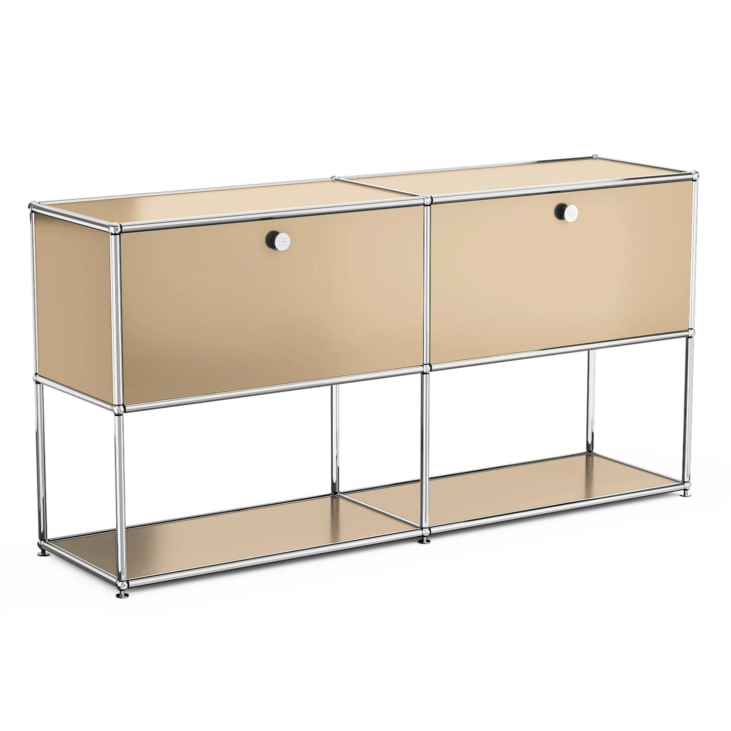 Modern Storage Cabinet Versatile Free-Standing Organizer