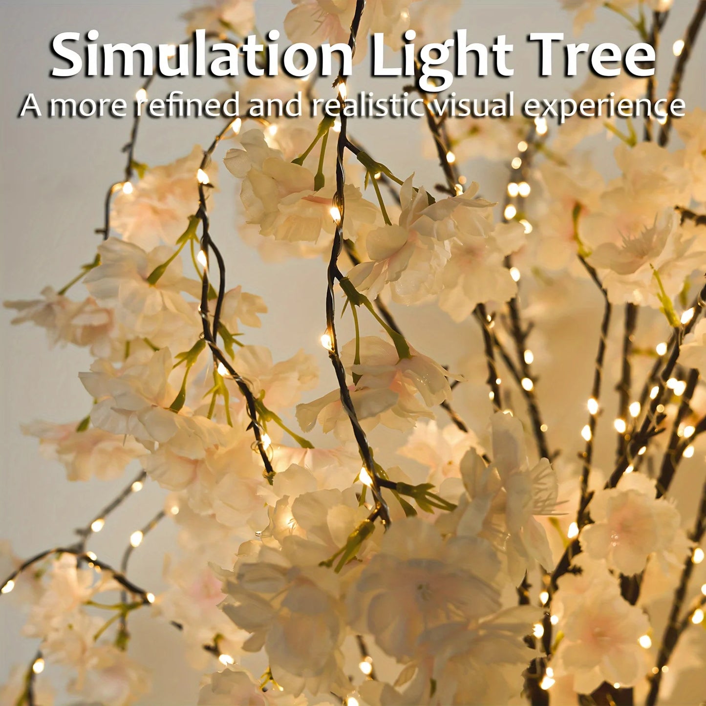 Cherry Blossom Tree Light, 6ft Lighted Trees for Decoration Inside,