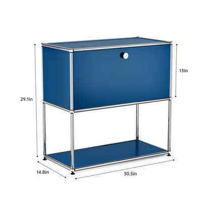 Modern Storage Cabinet Versatile Free-Standing Organizer