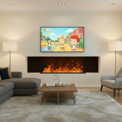 Electric Fireplace 3D Water Vapor Fireplace Local Stock USA Atomized