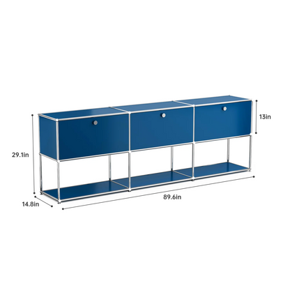 Modern Storage Cabinet Versatile Free-Standing Organizer