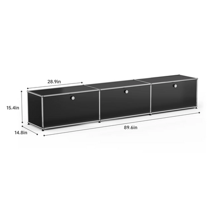 Modern Storage Cabinet Versatile Free-Standing Organizer