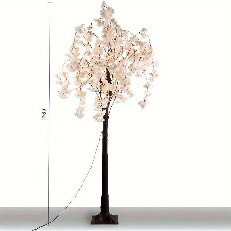 Cherry Blossom Tree Light, 6ft Lighted Trees for Decoration Inside,