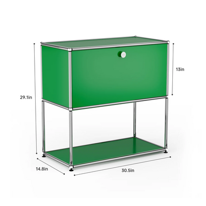 Modern Storage Cabinet Versatile Free-Standing Organizer