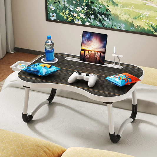 Laptop table tray, breakfast bed tray, laptop table
