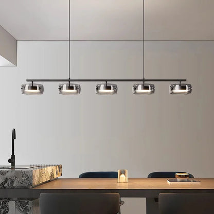 Nordic Minimalist Long Glass Pendant Lights Dimmable
