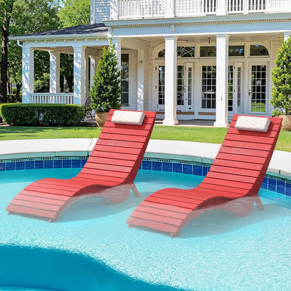 Weighted Pool Lounge Chairs - Anti-Floating Pools & Backyard Sun Decks,