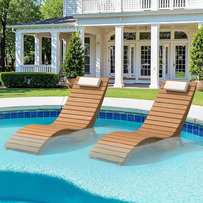 Weighted Pool Lounge Chairs - Anti-Floating Pools & Backyard Sun Decks,