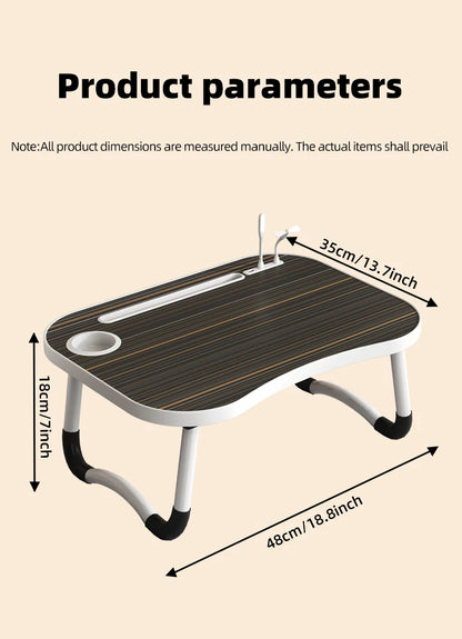 Laptop table tray, breakfast bed tray, laptop table