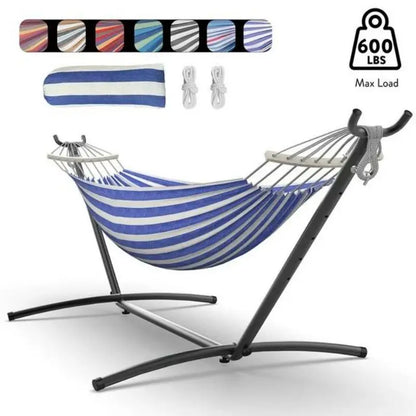 Hammock with Adjustable Stand- Hammock Bed w/Storage Bag,