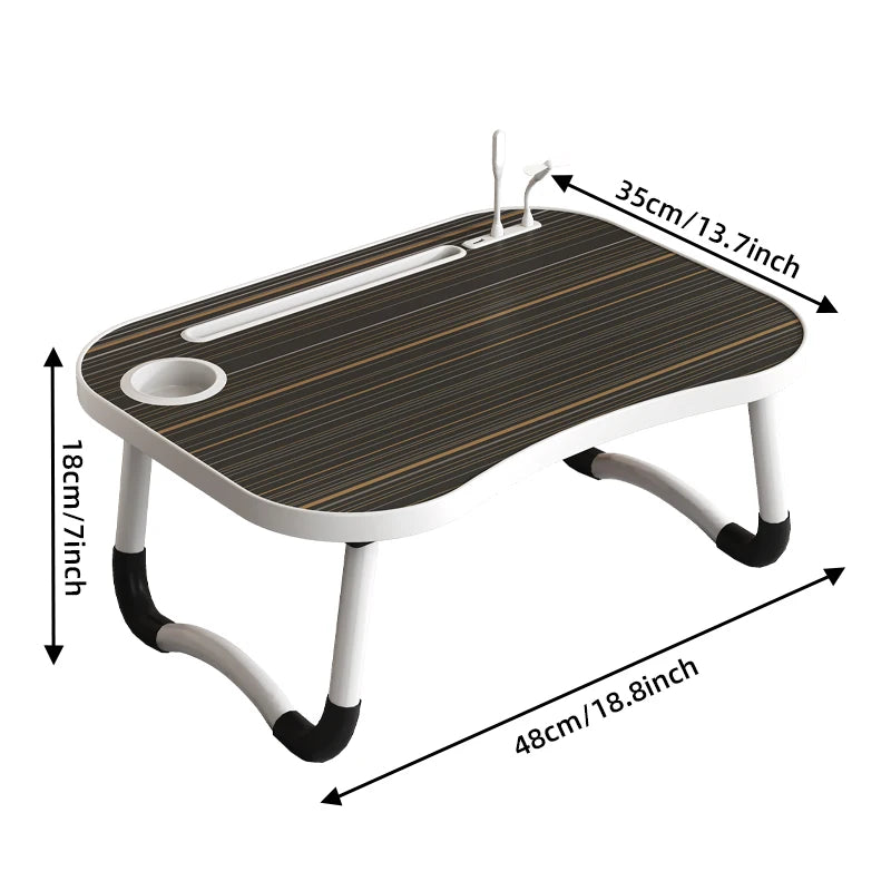 Laptop table tray, breakfast bed tray, laptop table