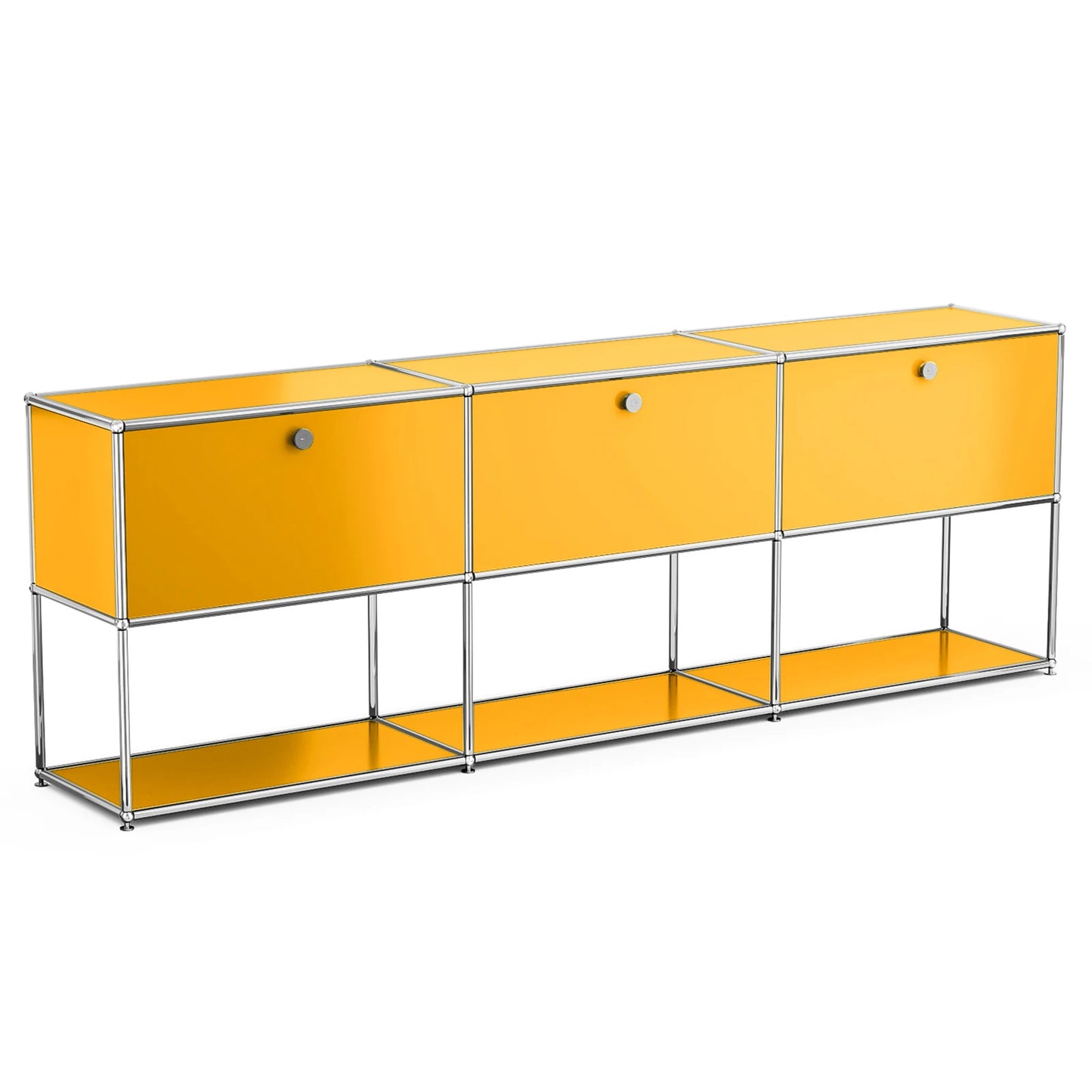 Modern Storage Cabinet Versatile Free-Standing Organizer