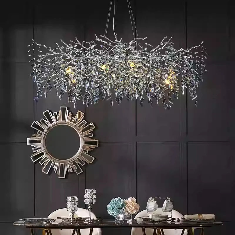 Modern Crystal Chandelier. Suitable For Dining Room, Living Room,