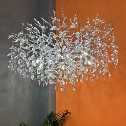 Modern Crystal Chandelier. Suitable For Dining Room, Living Room,