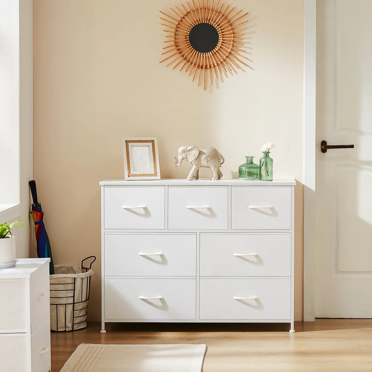 Desser For Bedroom With 7 Fabric Drawers Organizer Storage Closet