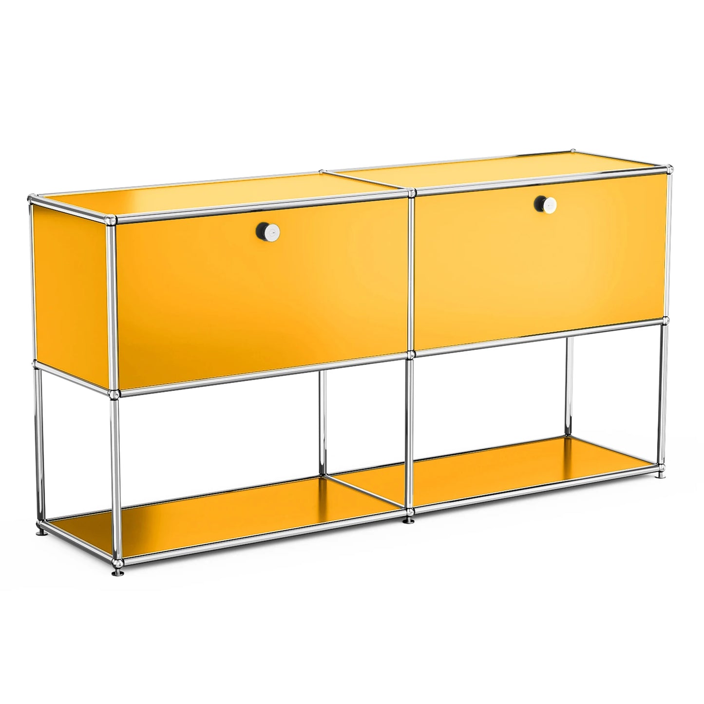 Modern Storage Cabinet Versatile Free-Standing Organizer