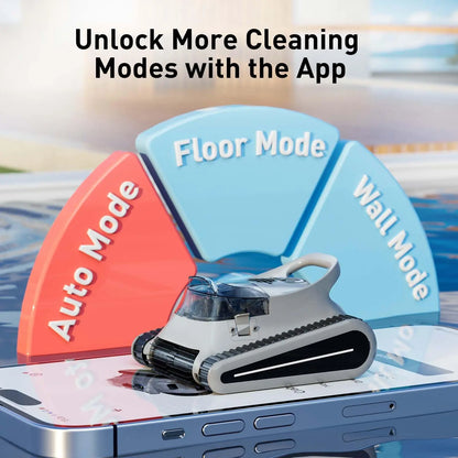 2025 New-Pro Cordless Robotic Cleaner Vacuum,  Inground Pools 2000 Sq.ft,