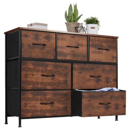 Desser For Bedroom With 7 Fabric Drawers Organizer Storage Closet