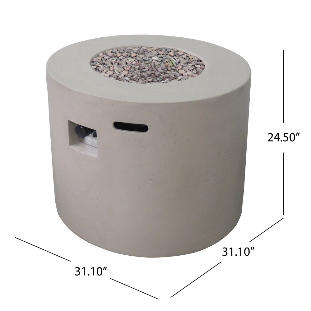 31 Inch Round Outdoor MGO Propane Fire Pit