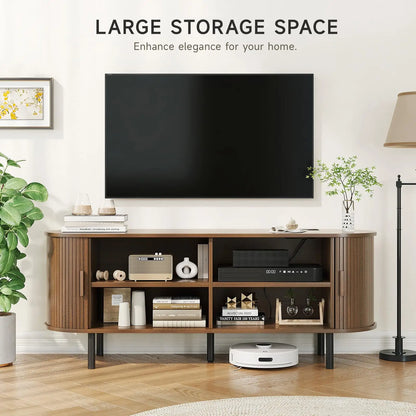 TV Stand Living Room Furniture with Power/Storage Outlet for TVs