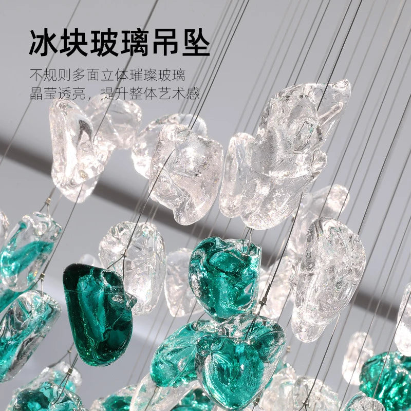 Light luxury modern lighting fixture restaurant chandelier