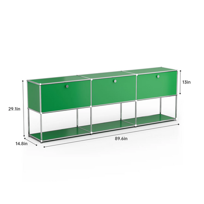 Modern Storage Cabinet Versatile Free-Standing Organizer