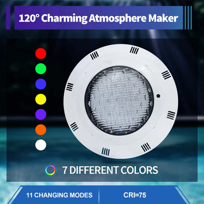 Swimming Pool LED Light RGB Underwater Light Remote