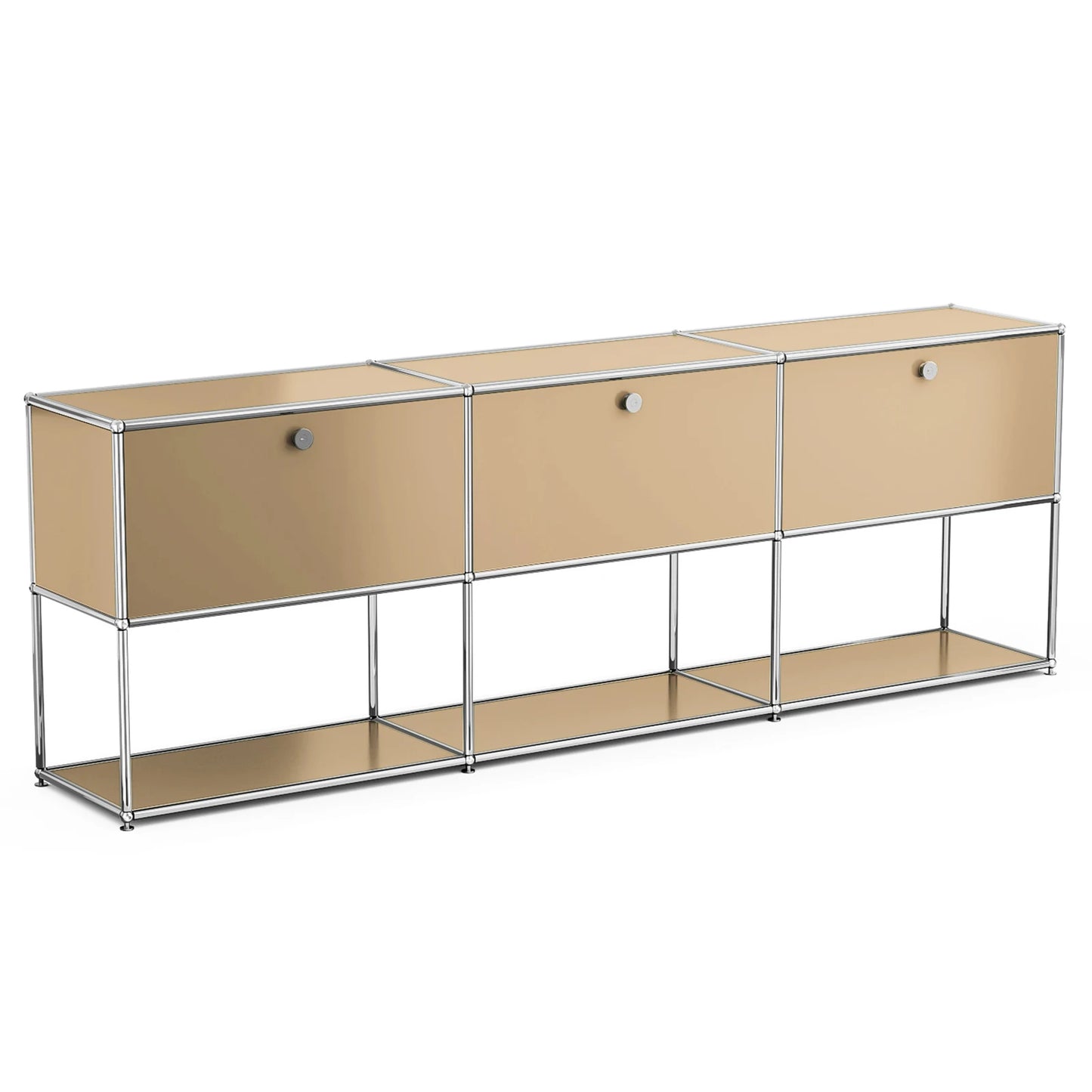 Modern Storage Cabinet Versatile Free-Standing Organizer
