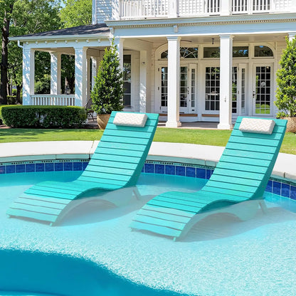 Weighted Pool Lounge Chairs - Anti-Floating Pools & Backyard Sun Decks,