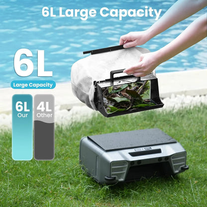 2026 Upgraded Solar Pool Skimmer/Cleaner 24 Hours Robotic with Remote Control