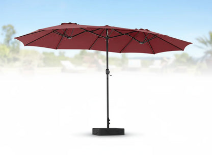 Patio Umbrella with Base Included, Rectangle Table Umbrella