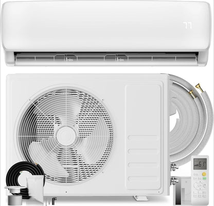 12000BTU Mini Split AC/Heating System, Energy Efficient